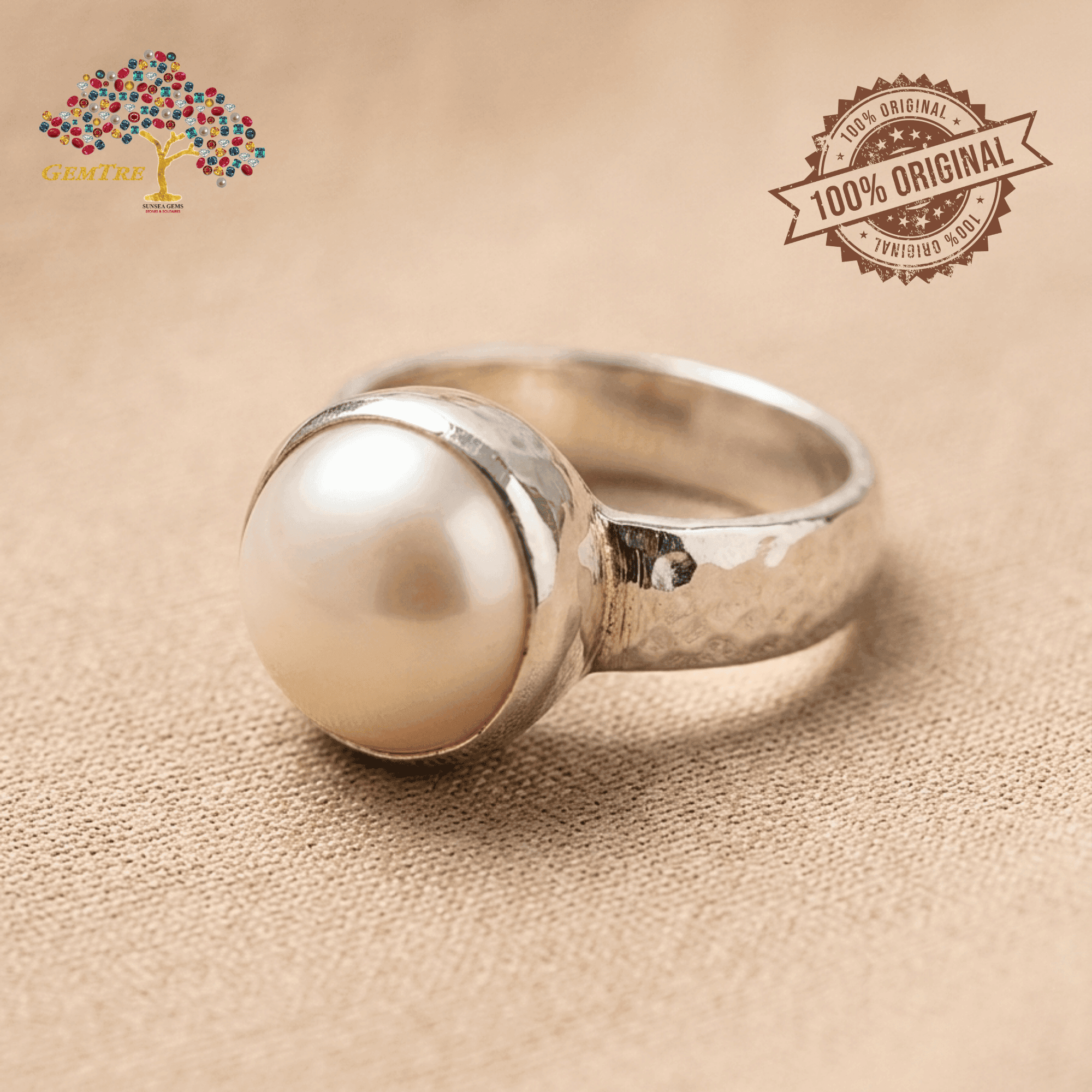 Pearl - Moti Ring Adjustable