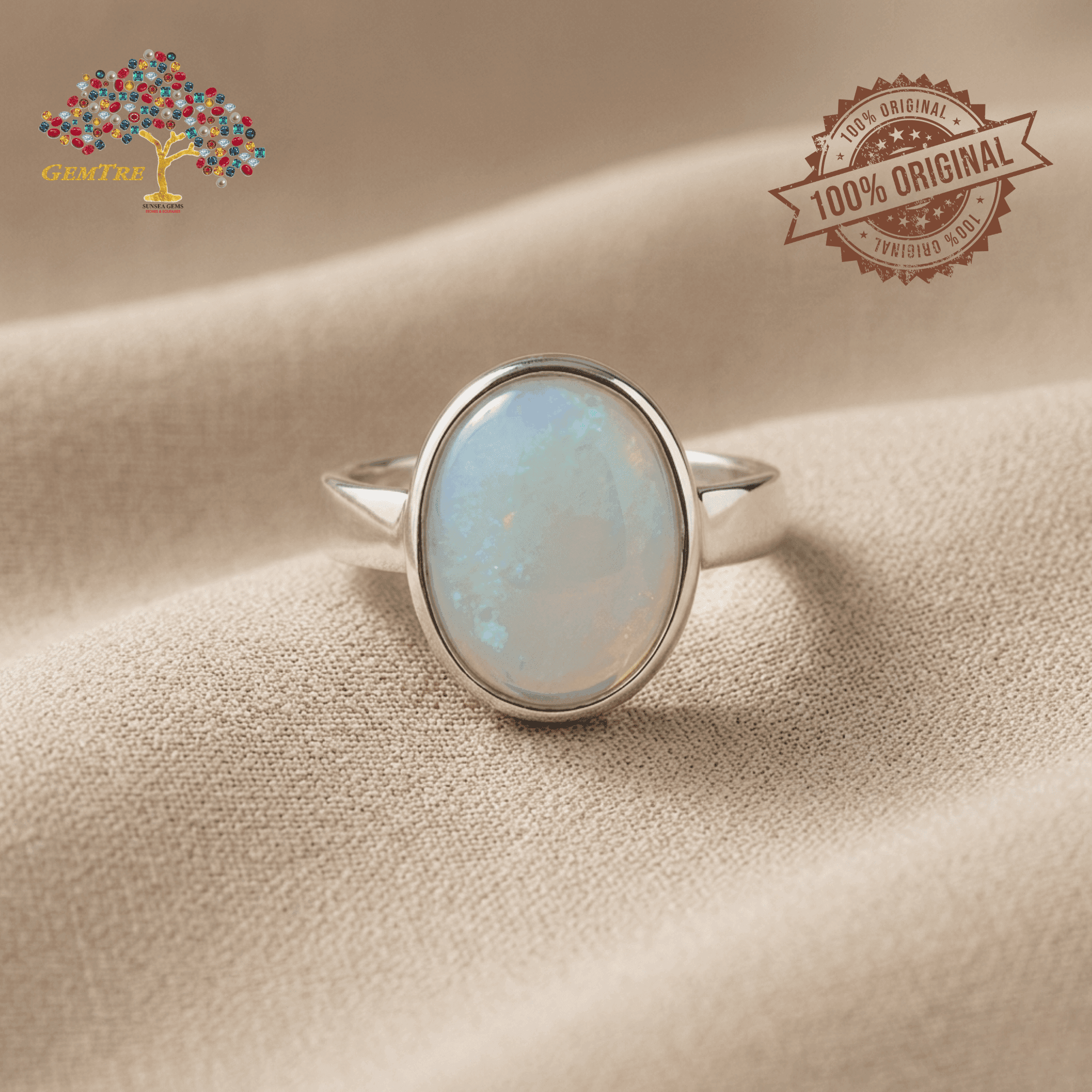 Opal Ring Adjustable
