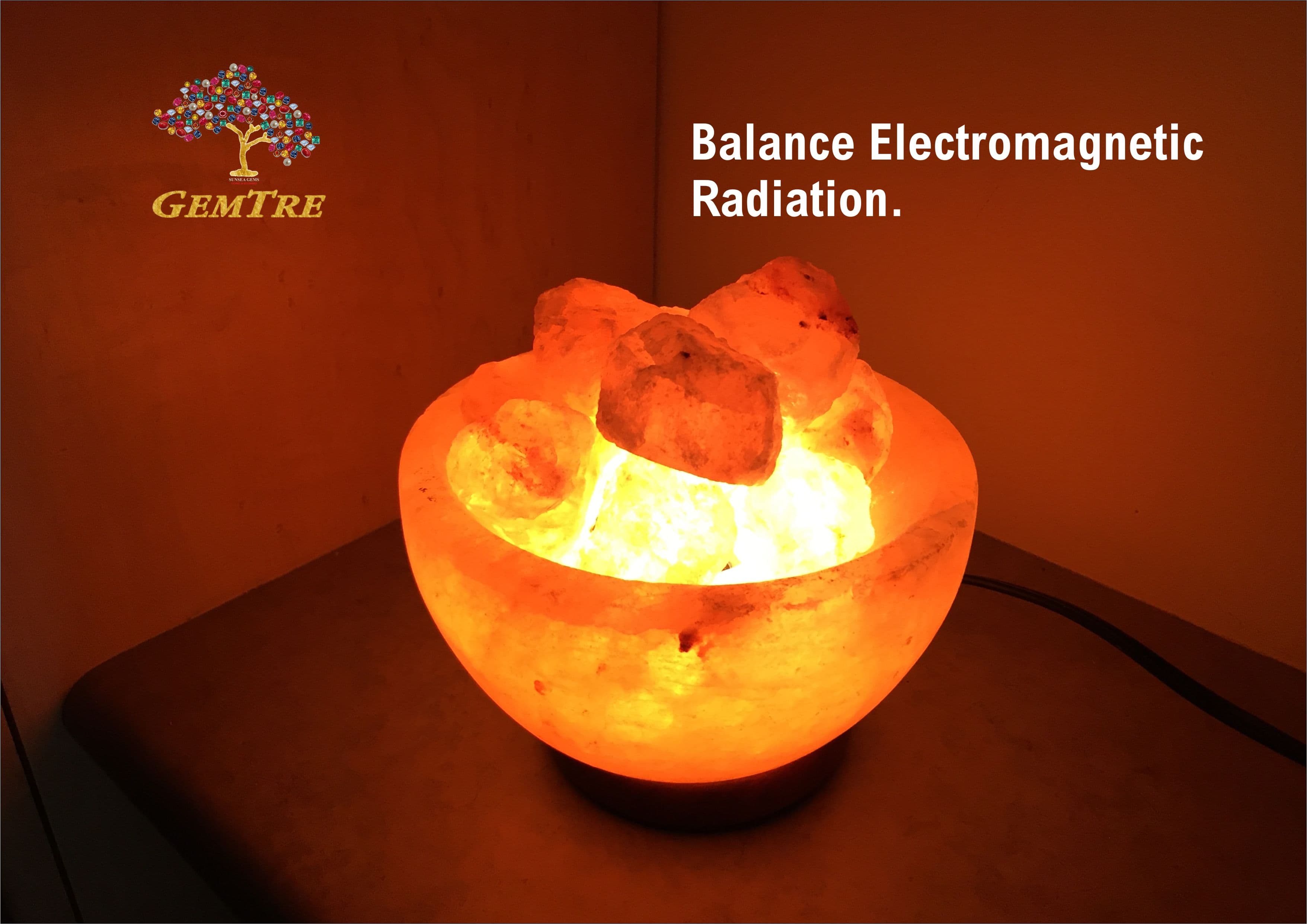 Fire Bowl Chunk Salt Lamp
