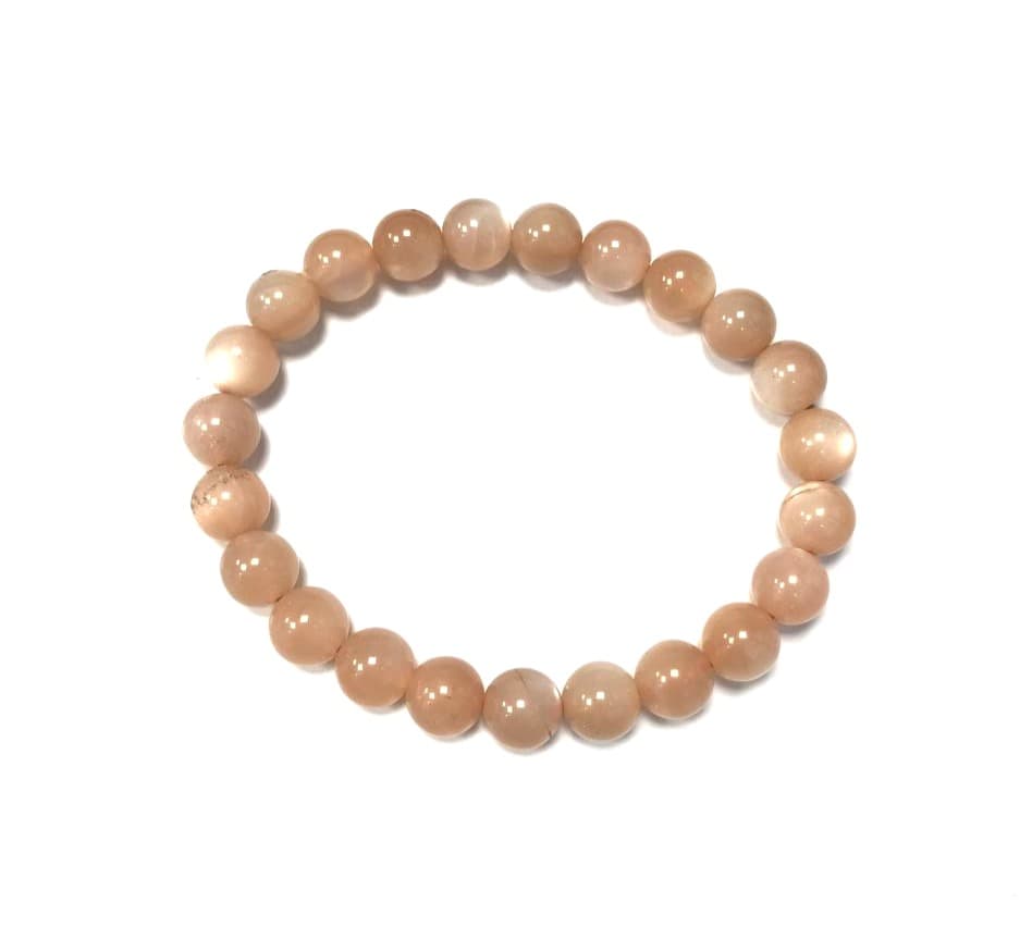 Peach Moon Stone Bracelet