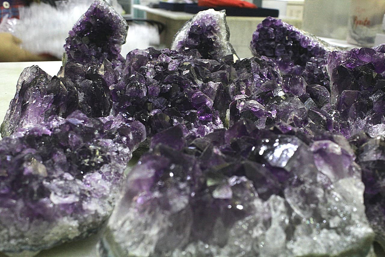 African Amethyst Clusters