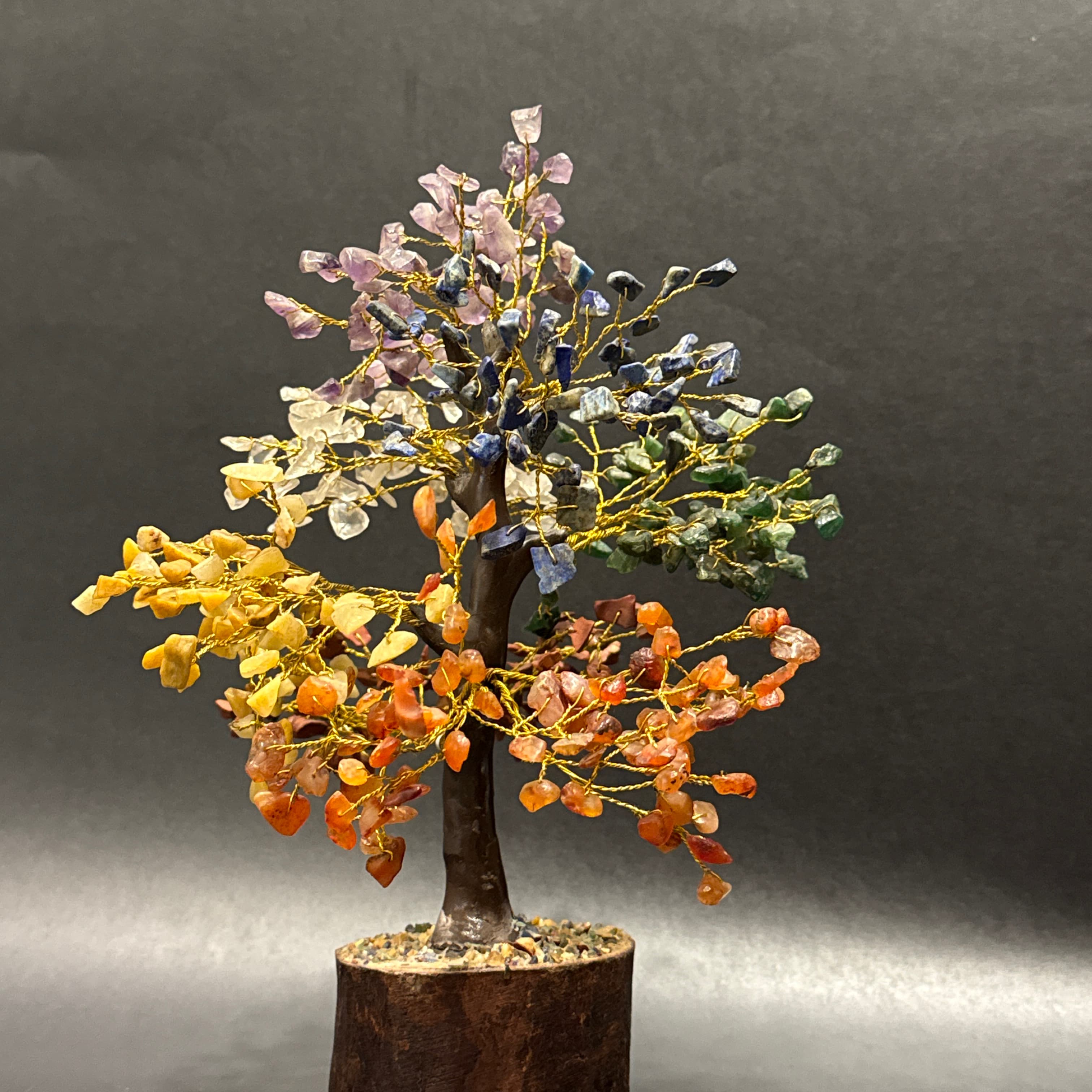 7 chakra Mix Crystal Tree