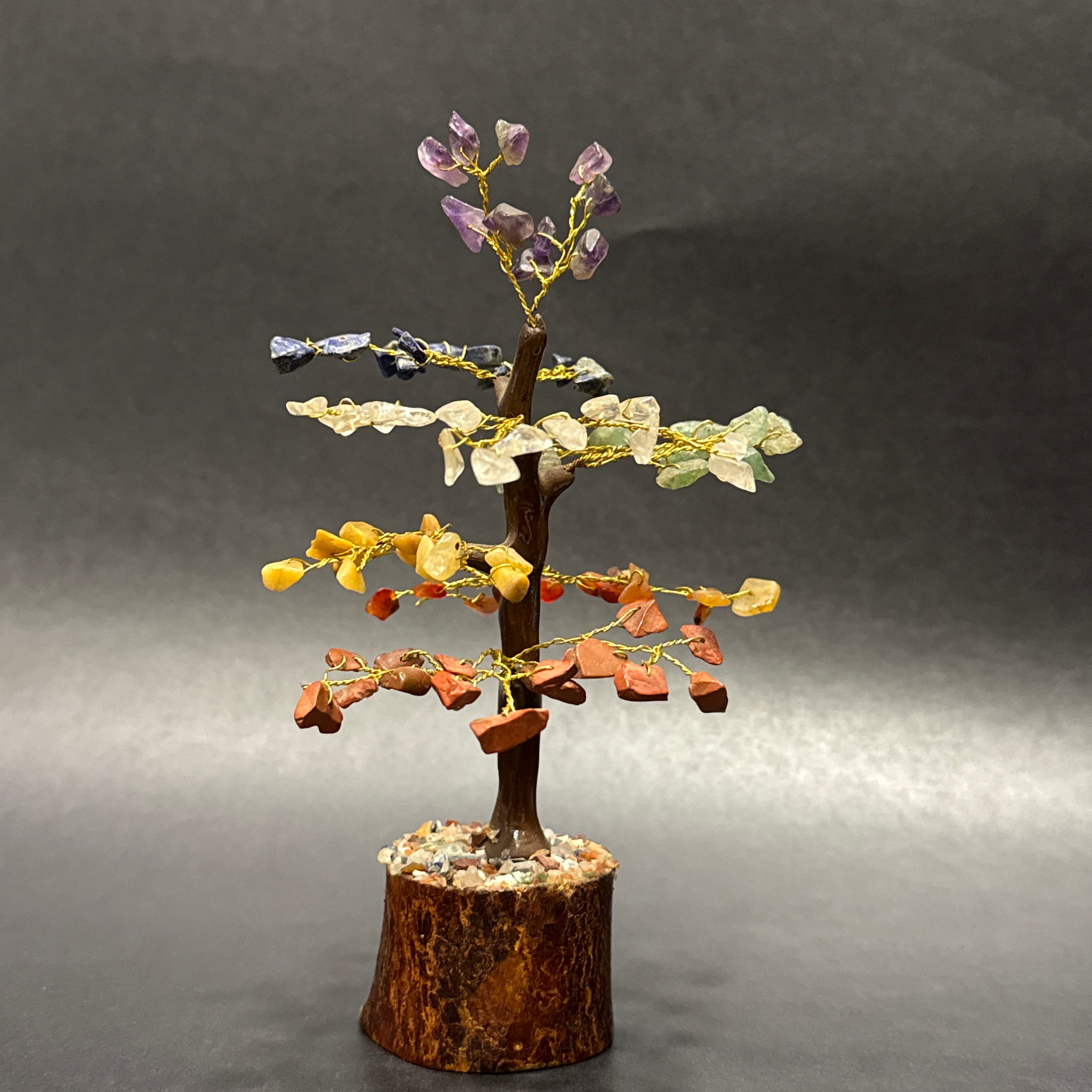 7 chakra Mix Crystal Tree