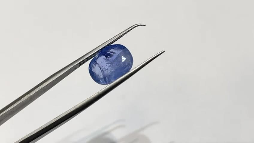 Natural Blue Sapphire - Neelam 4.50 Ratti Gemstone - 7012244