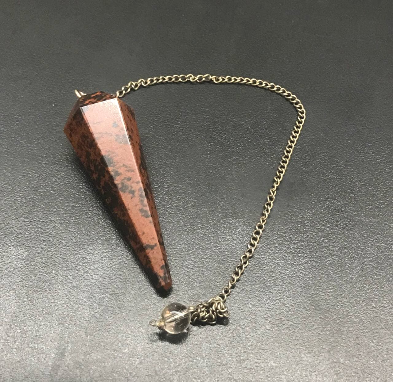 Mahogany Obsidian Pendulum