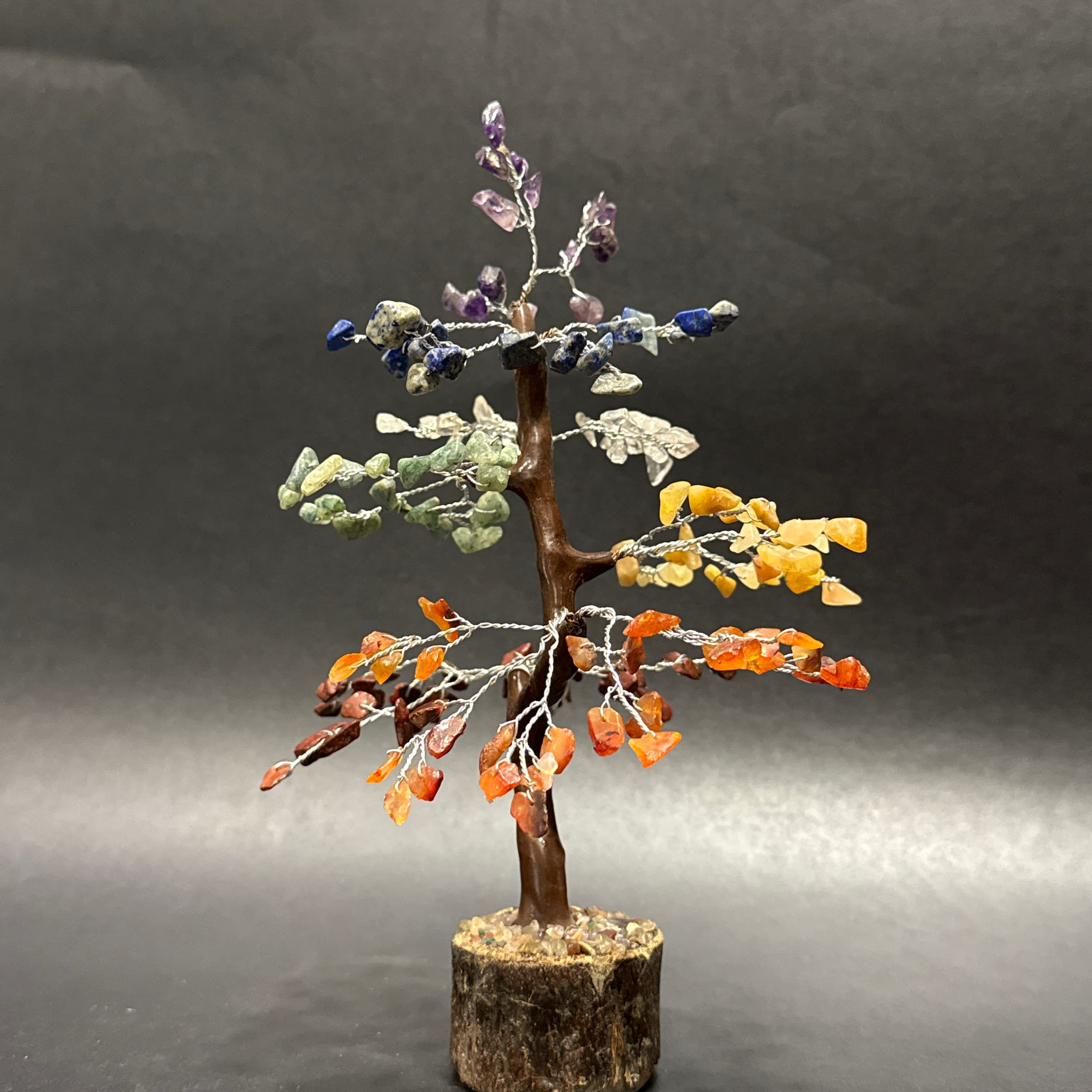 7 chakra Mix Crystal Tree