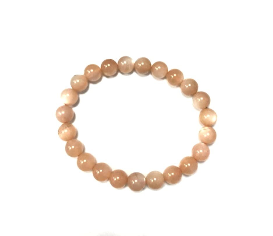 Peach Moon Stone Bracelet