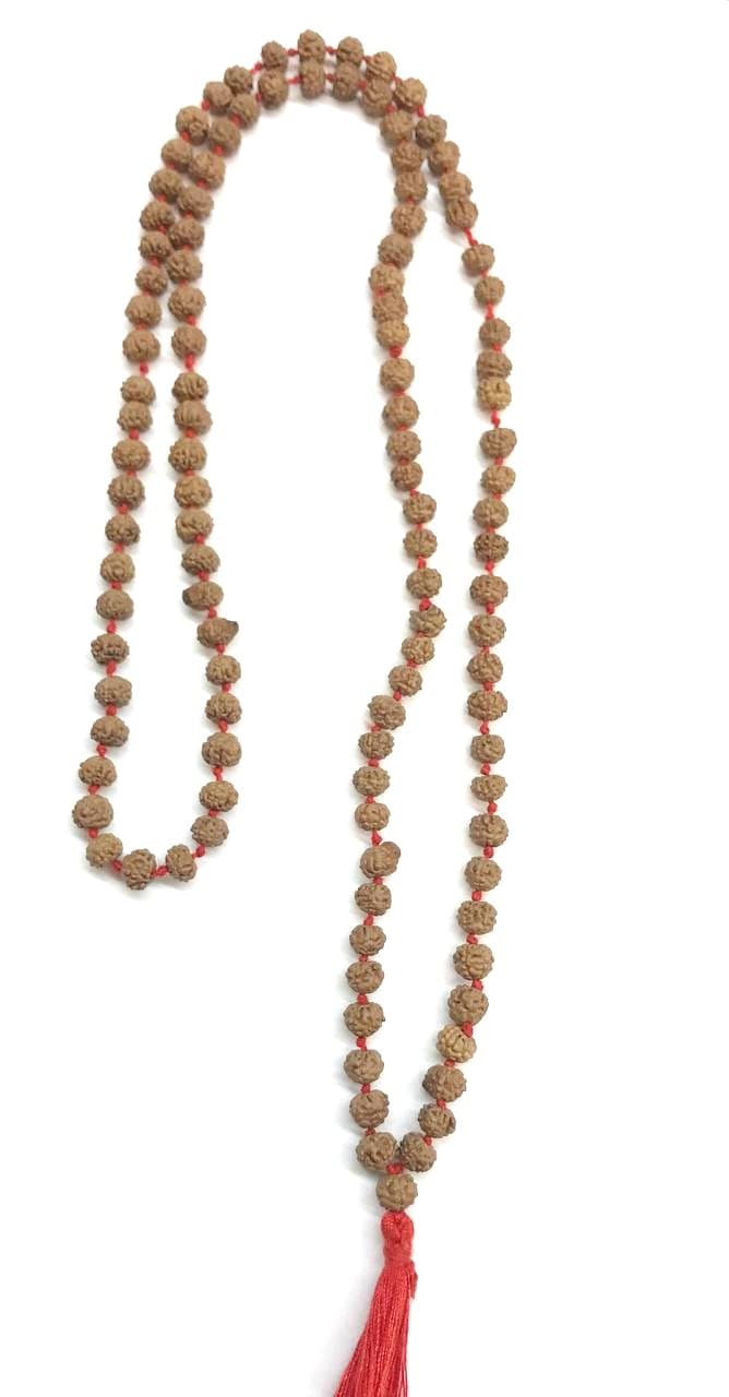 5 Mukhi Rudraksha Mala 5mm