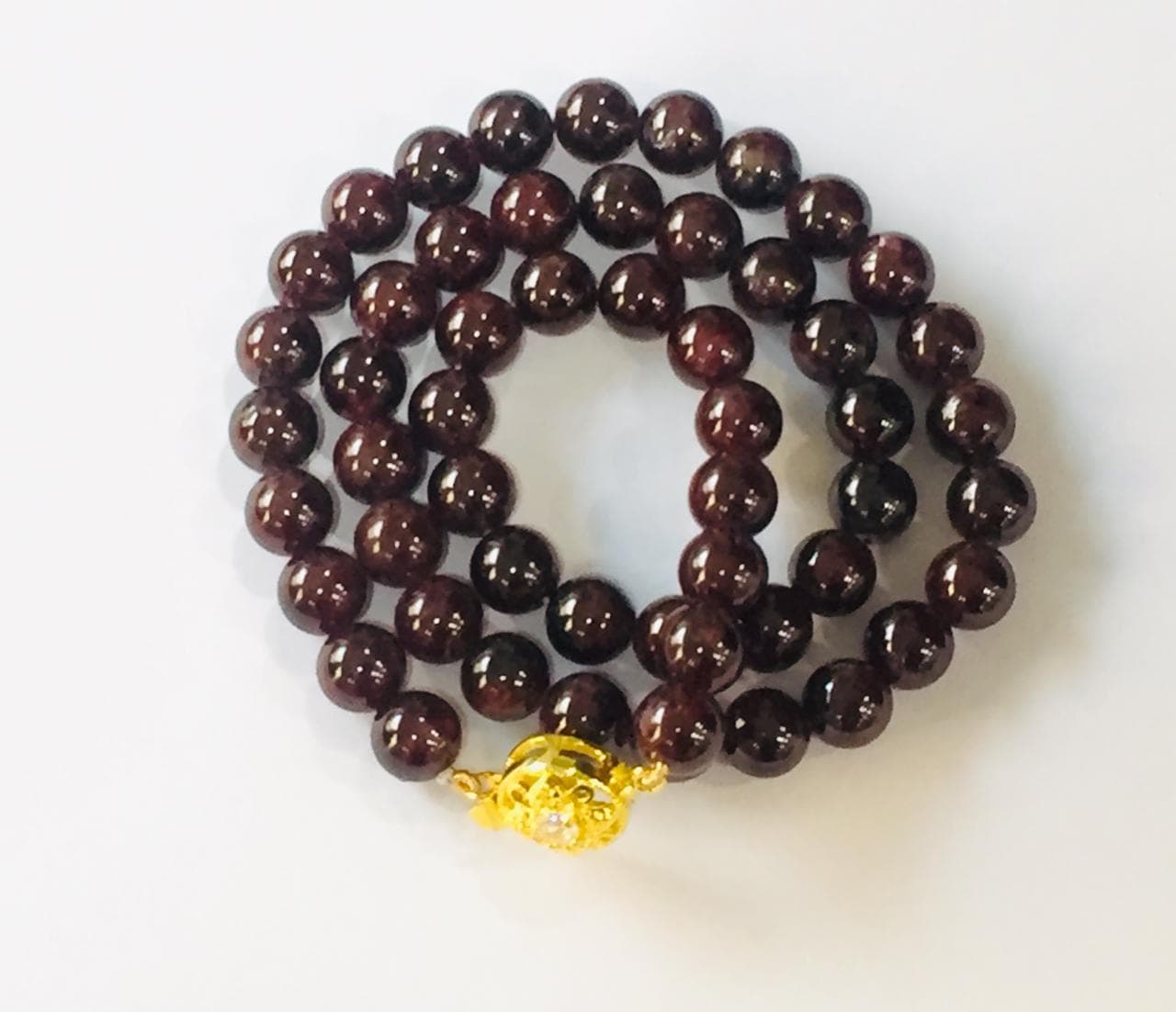 Garnet Beads Mala