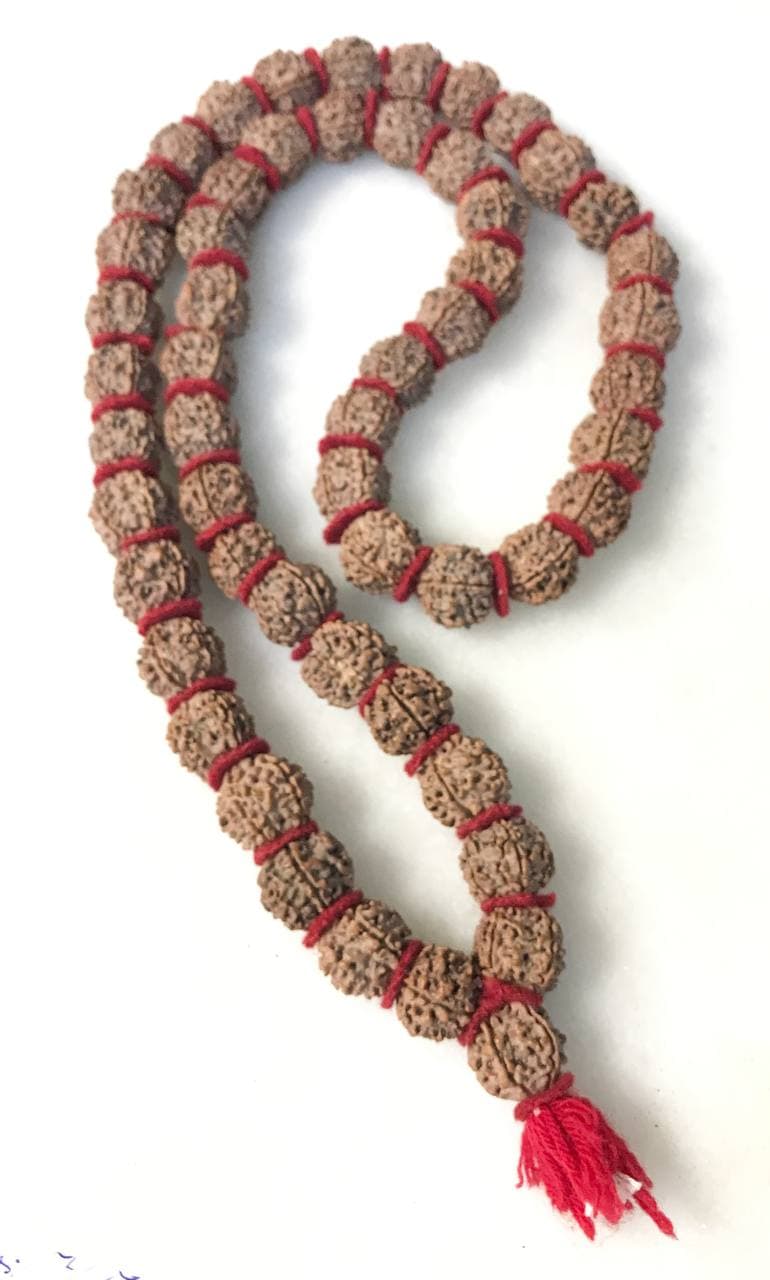 5 Mukhi Nepali Rudraksha Mala 20mm