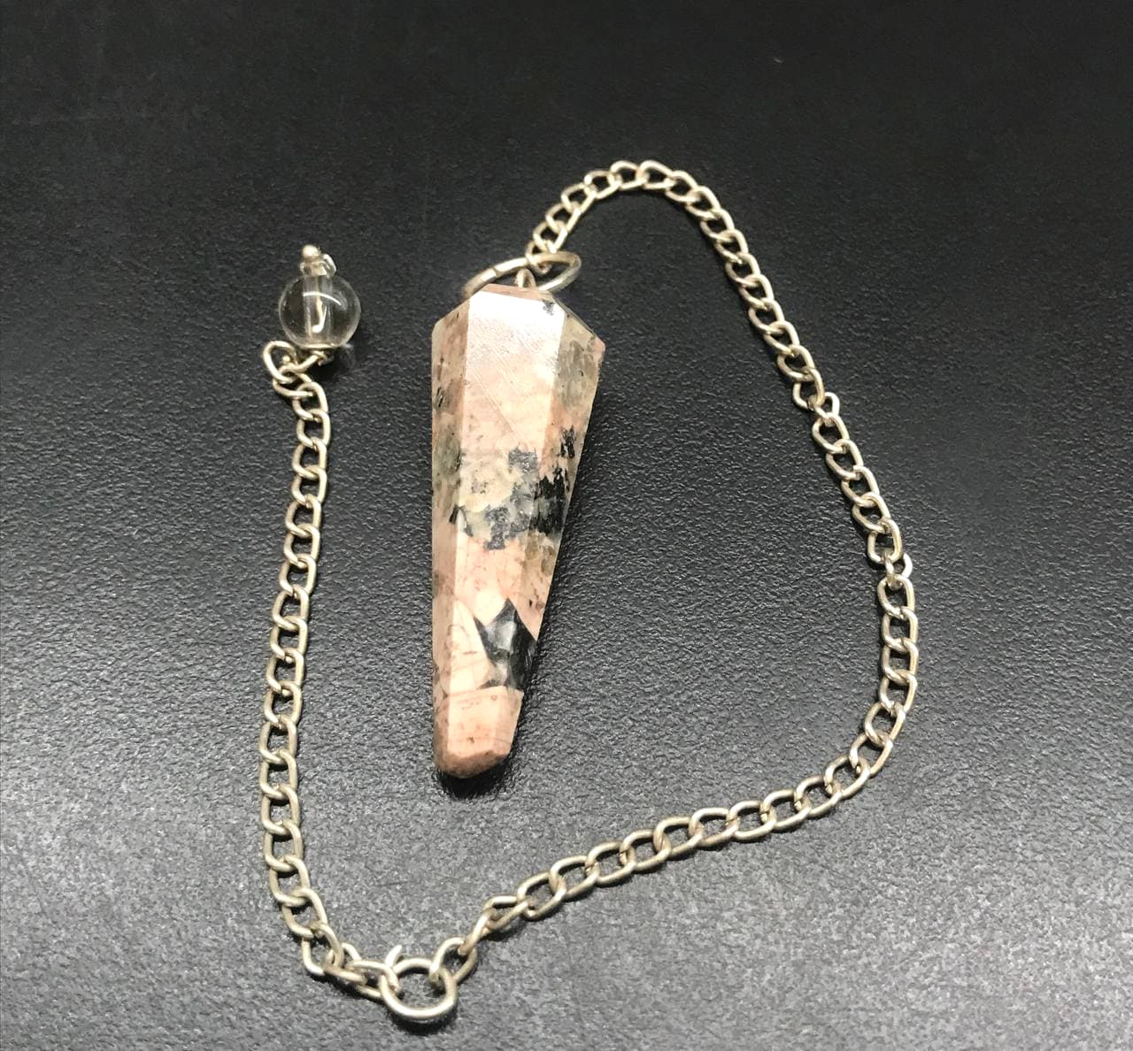 Rhodochrosite Pendulum