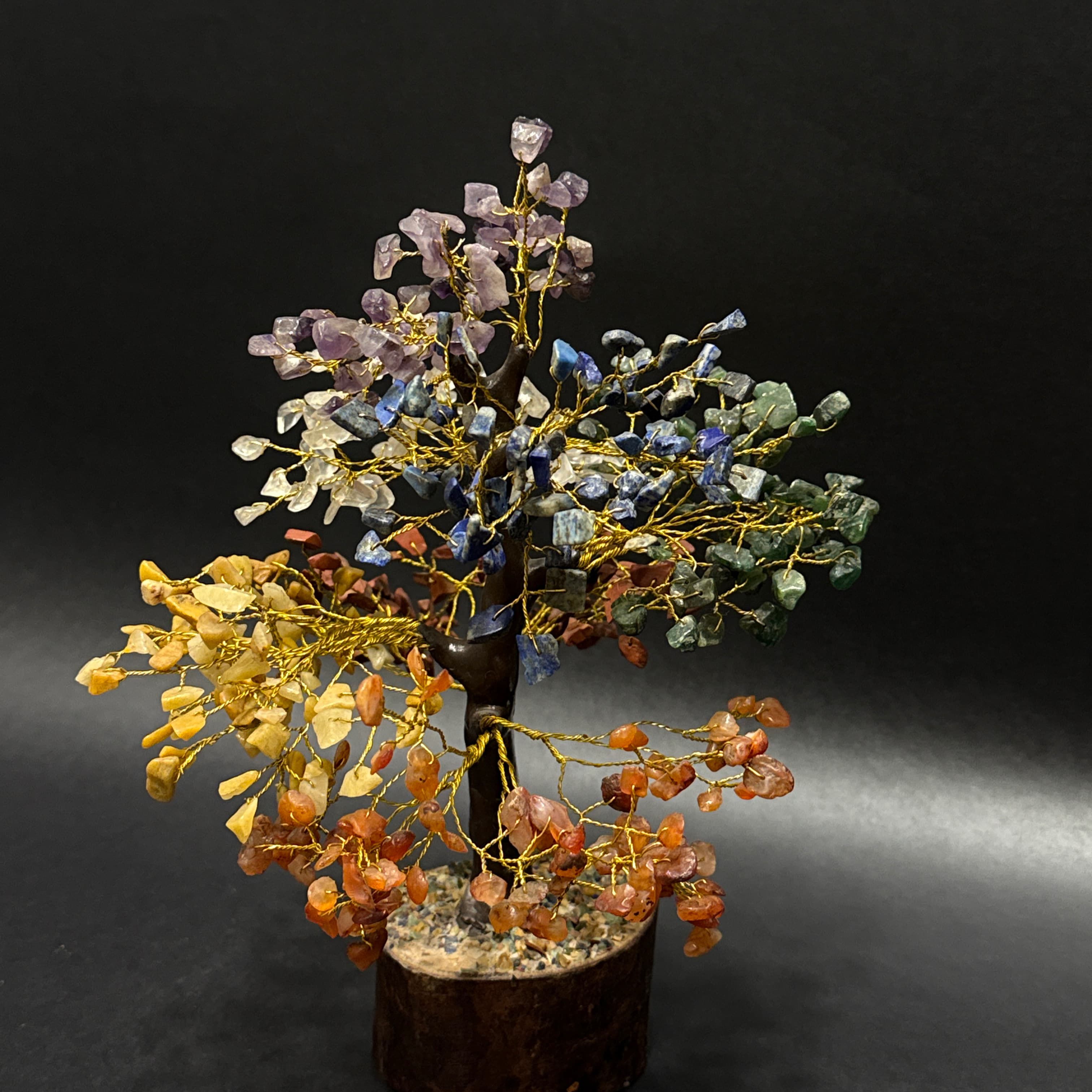7 chakra Mix Crystal Tree