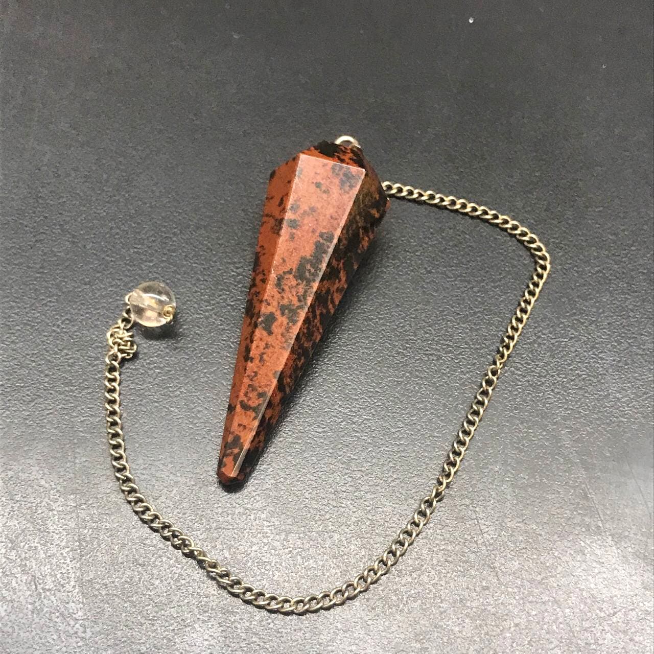 Mahogany Obsidian Pendulum