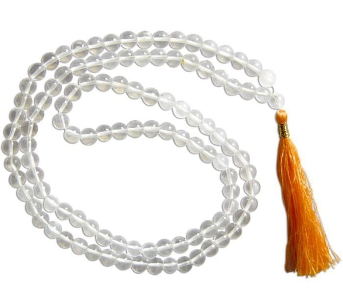 Clear Quartz Mala