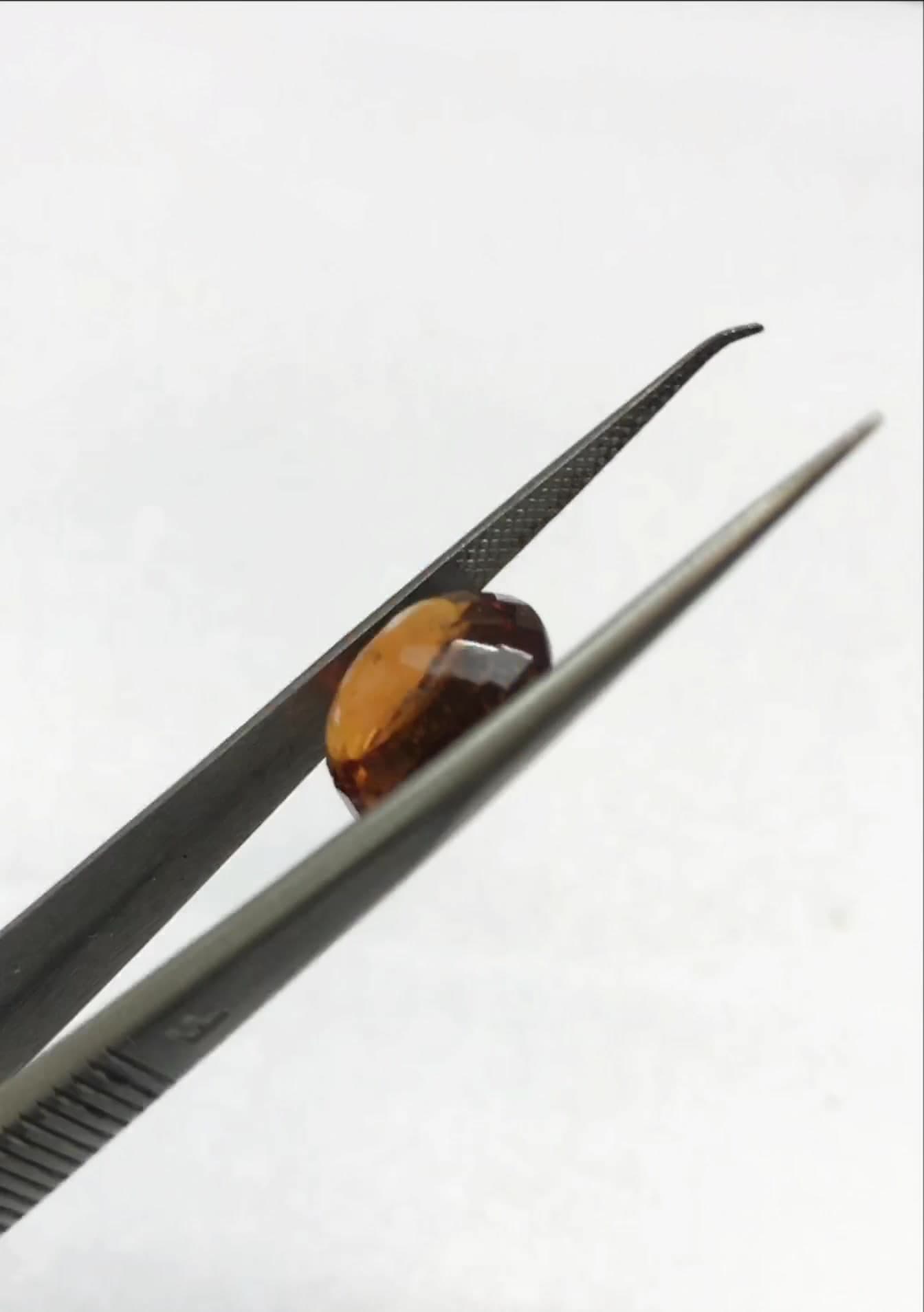 Natural Hessonite- Gomed 10.25 Ratti Gemstone IIGJ-7400D29017