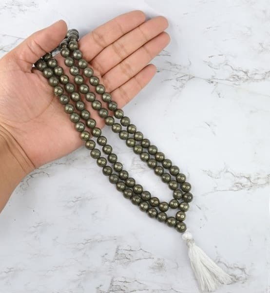 Natural Pyrite Mala
