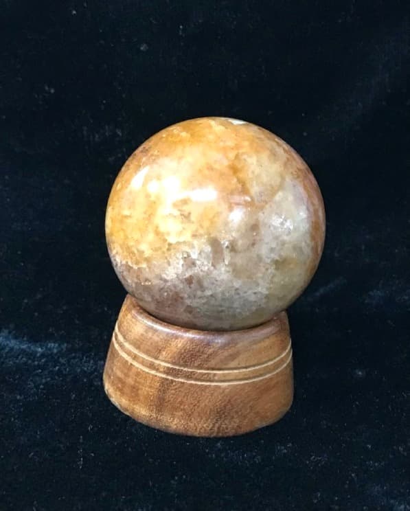 Golden Quartz Ball