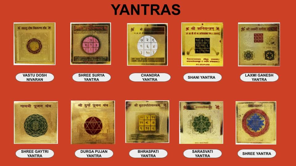 Combo Pack Of All Yantra