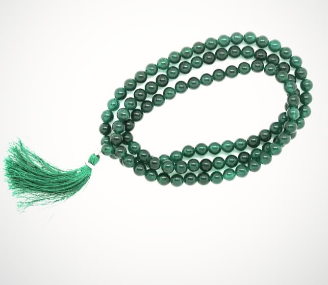 Green Jade Beads Mala