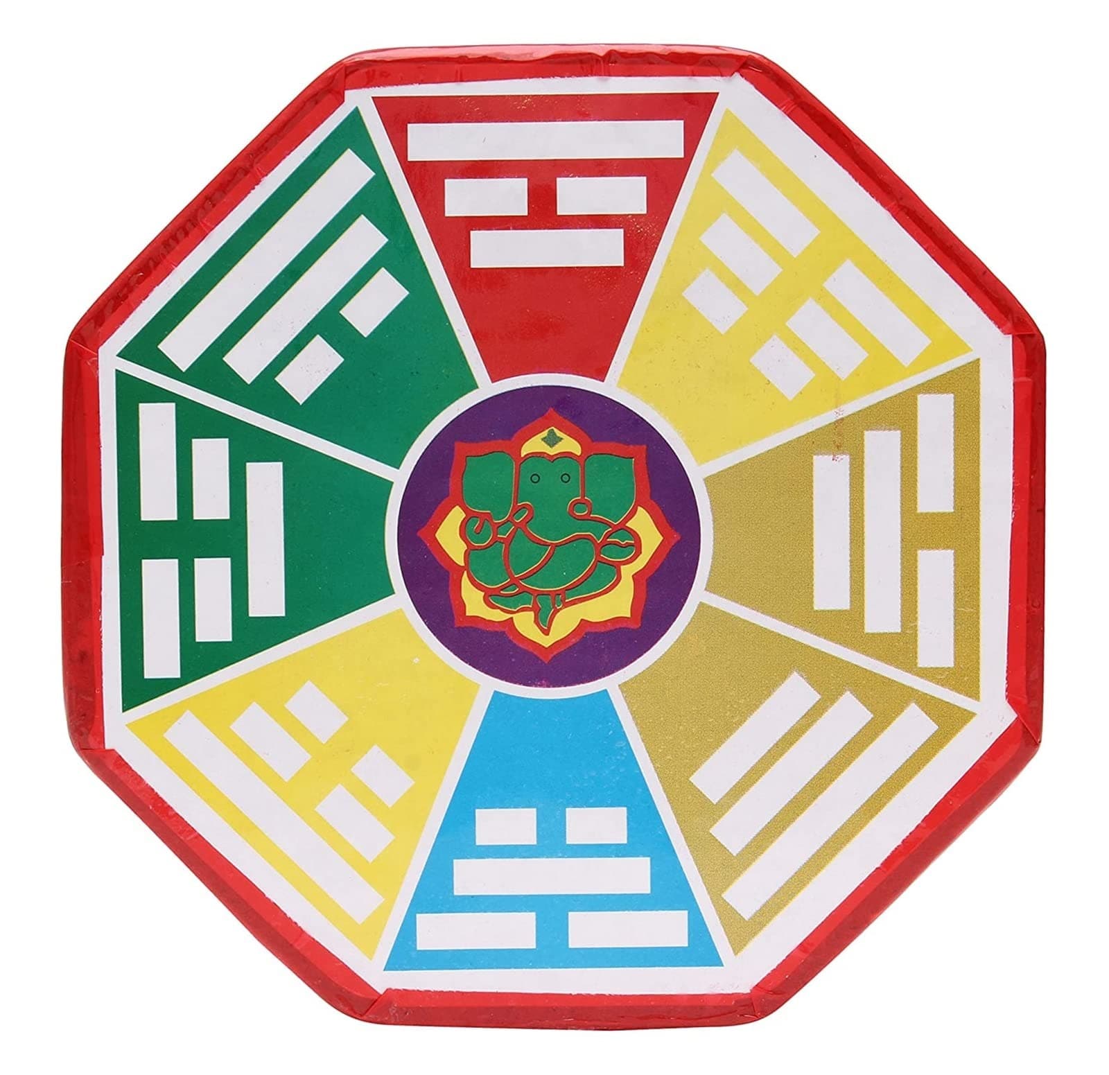Ganpati Bagua Pakua Symbol For Luck and Prosperity Combo 2 Pack
